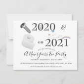Covid | 2021 | New Years Eve Party Invitation Feestdagenkaart (Voorkant)