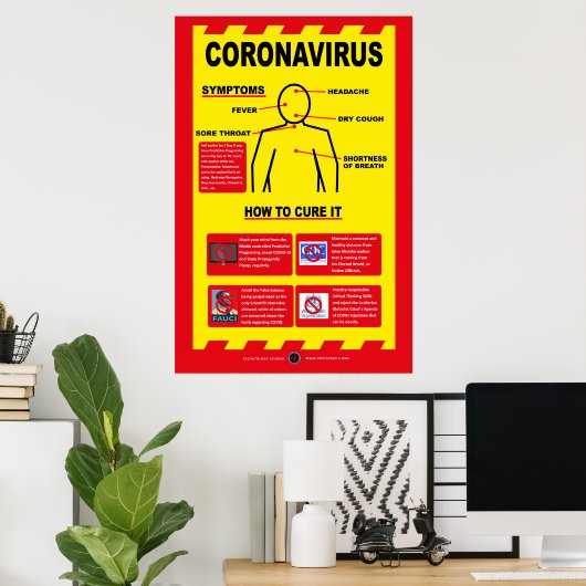 COVID - Behandelingen Poster (Thuiskantoor)