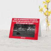 Covid Christmas Card 1 Kaart (Gele Bloem)