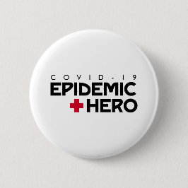 COVID Epidemiologische Hero Ronde Button 5,7 Cm