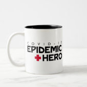 COVID Epidemiologische Hero Tweekleurige Koffiemok (Links)