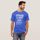 Covid gaat niet over donkere t-shirts (Voorkant volledig)