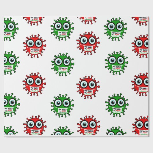 Covid Gift Wrap Cadeaupapier (Vlak)