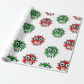 Covid Gift Wrap Cadeaupapier (Uitgerold)