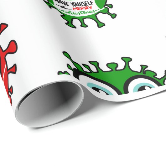Covid Gift Wrap Cadeaupapier (Rol Hoek)