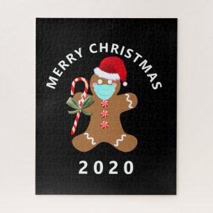 Covid Gingerbrood Man Funny Kerstmis 2020 Legpuzzel