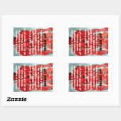 Covid is een vaatziekte papier stickers (Vel)