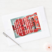 Covid is een vaatziekte papier stickers (Envelop)