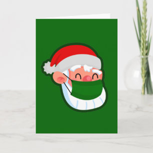 covid kerst gezichtsmasker santa