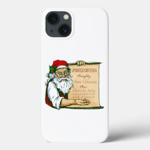 covid kerst santa claus vaccin naughe Case-Mate iPhone case