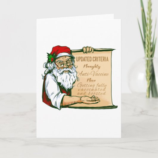 covid kerst sint klaas vaccin stout (Voorkant)