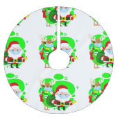 covid kerst sint reindeer kerstboom rok (Voorkant)