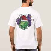 COVID KERSTMIS T-SHIRT (Achterkant)