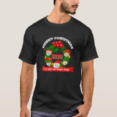 Covid Kerstquarantaine 2020 Cute Santa Wearing T-shirt (Voorkant)