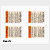 Covid moet de stickers van de hellepapieren afschr (Vel)