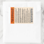 Covid moet de stickers van de hellepapieren afschr (Tas)