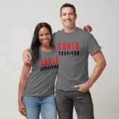Covid overlevende. Overlevende epidemie T-shirt (Unisex)
