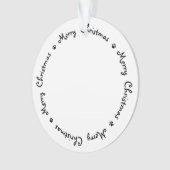 Covid Quarantine Kerstmis Face Mask Santa Dog Ornament (voorkant)