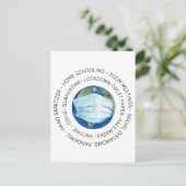 Covid Quarantine World Commemorative Briefkaart (Staand voorkant)