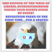 COVID REVOLT STICKER (Vel)