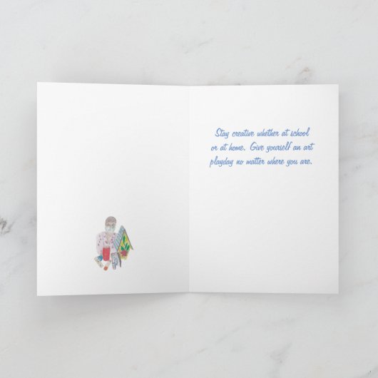 Covid safe art klasse kaart (Binnen)