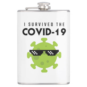 COVID Survivor Flask Heupfles