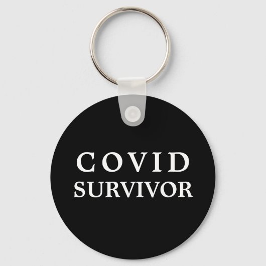 Covid Survivor - ik heb het virus Covid-19 overlee Sleutelhanger (Voorkant)