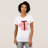 COVID-T-shirt vaccineren T-shirt (Voorkant volledig)
