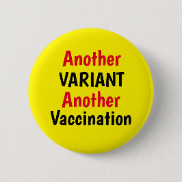 Covid Vaccination Variant Geel Button