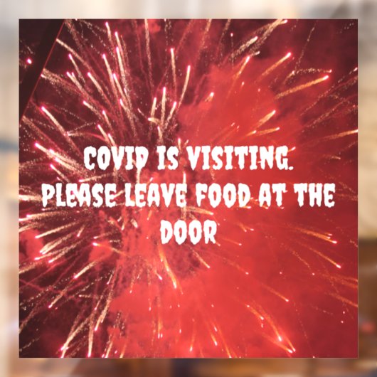 COVID-vensterbinding Raamsticker (Vel 2)