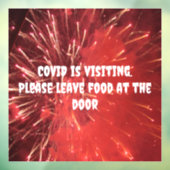 COVID-vensterfolie Raamsticker (Vel 3)