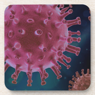Covid Virus Biology Bier Onderzetter