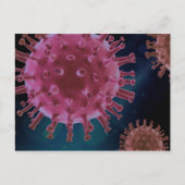 Covid Virus Biology Briefkaart (Voorkant)