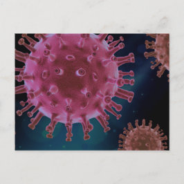 Covid Virus Biology Briefkaart