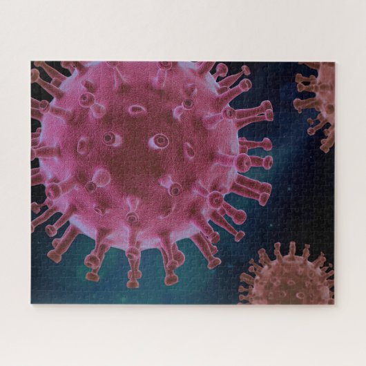 Covid Virus Biology Legpuzzel (Horizontaal)