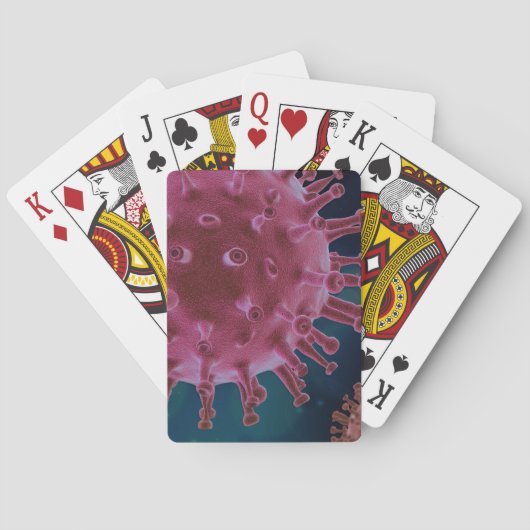 Covid Virus Biology Pokerkaarten (Achterkant)