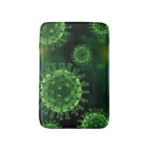 Covid Virus Pathogen Infectie Badmat (Voorkant Verticaal)