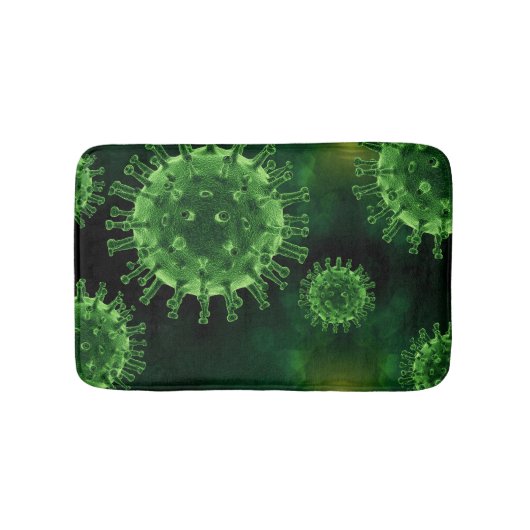 Covid Virus Pathogen Infectie Badmat (Voorkant)