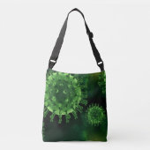 Covid Virus Pathogen Infectie Crossbody Tas (Voorkant)