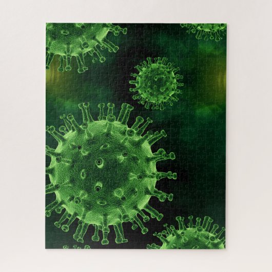 Covid Virus Pathogen Infectie Legpuzzel (Verticaal)