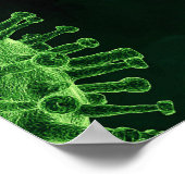 Covid Virus Pathogen Infectie Poster (Hoek)