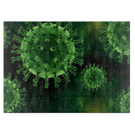 Covid Virus Pathogen Infectie Snijplank (Voorkant)
