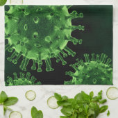 Covid Virus Pathogen Infectie Theedoek (Gevouwen)