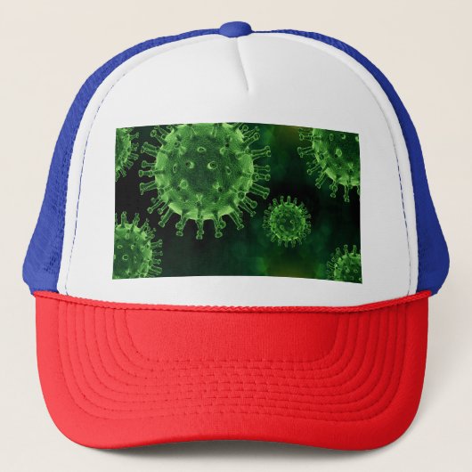 Covid Virus Pathogen Infectie Trucker Pet (Voorkant)