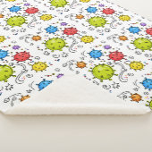 Covid Virus Symbolen Sherpa Deken (3/4)