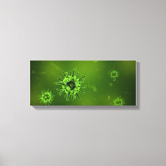 Covid Virus | Zazzle_Growshop. Canvas Afdruk (Voorkant)
