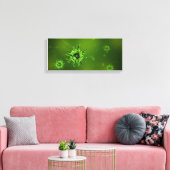 Covid Virus | Zazzle_Growshop. Canvas Afdruk (Insitu (Woonkamer))