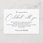 Covid Voor het geval je ziek trouwt Informatiekaartje (Voorkant)