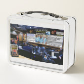 Covid. War Room Metalen Lunchbox (Achterkant)