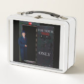 Covid. War Room Metalen Lunchbox (Voorkant)